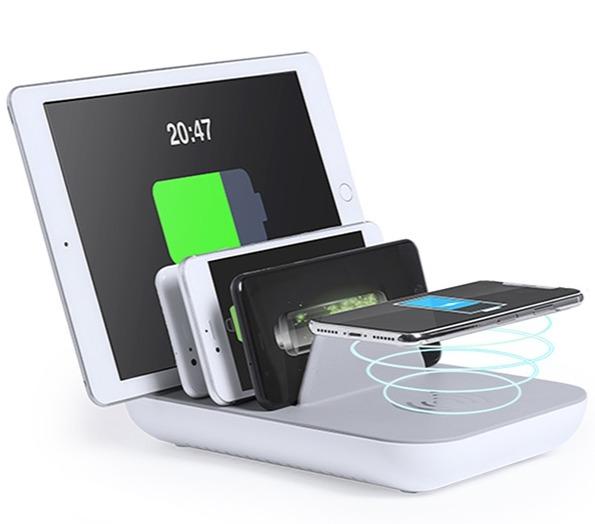 Wireless smartphone multicharger