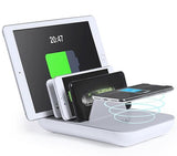 Wireless smartphone multicharger