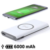 Wireless power bank with 6000 mAh
